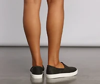 Casually Cute Slip On Sneakers