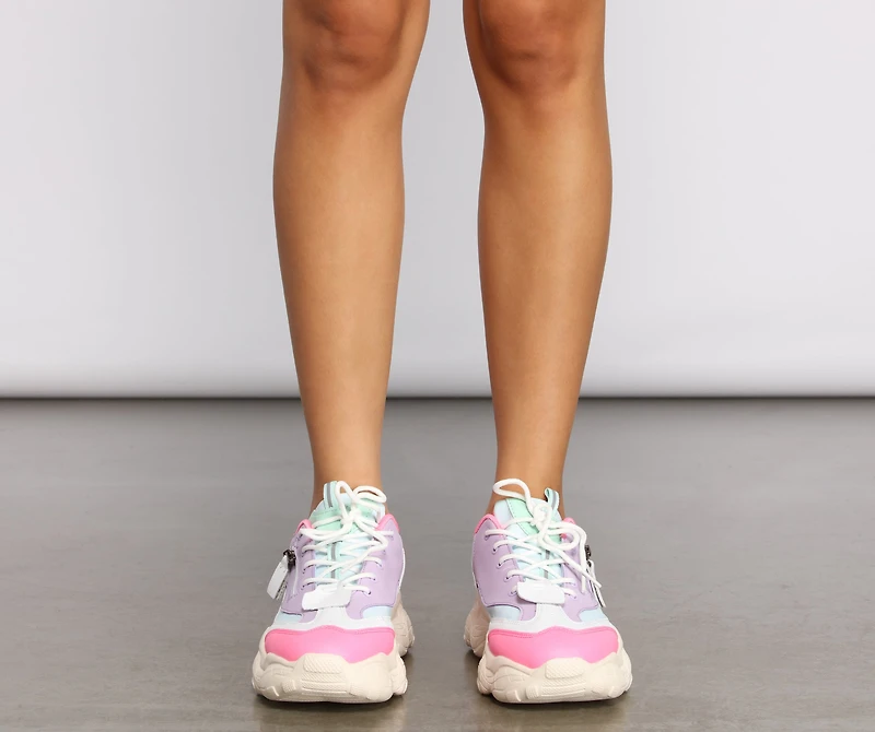 Pretty Pastel Chunky Sneakers