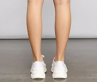 The Classic Lace-Up Chunky Sneakers