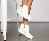 Next Level Croc Wedge Sneakers