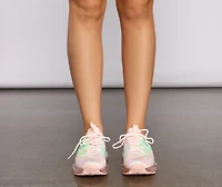Keepin' Knit Retro Tie Dye Sneakers