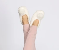 Pom Sock Slipper