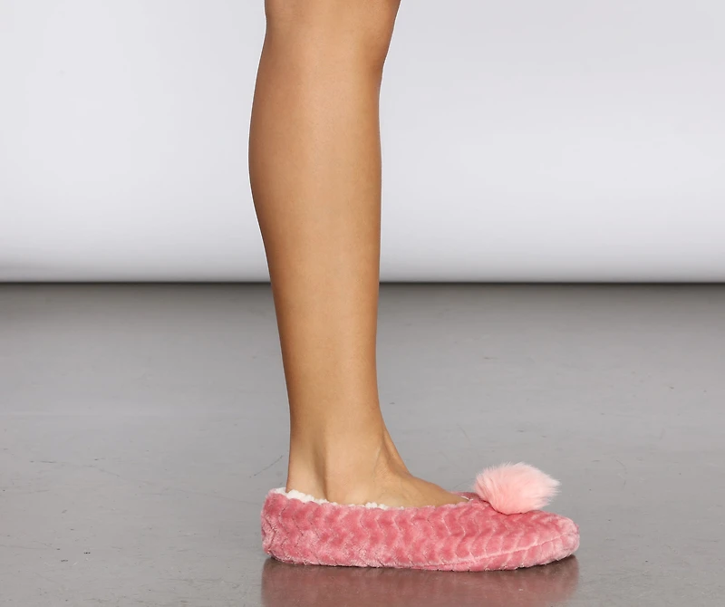 Pom Sock Slipper
