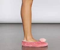 Pom Sock Slipper