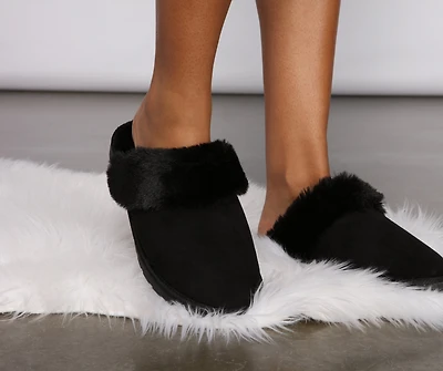 Chill Out and Fuzzy Faux Fur Slippers