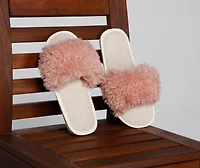 Warm And Fuzzy Faux Fur Slippers