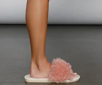 Warm And Fuzzy Faux Fur Slippers