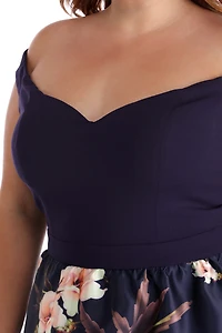 Plus Estella Stargazer Lily Gown