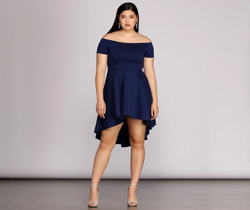 Plus All The Rage Skater Dress