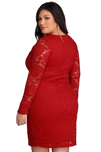 Plus Laced With Curves Dress