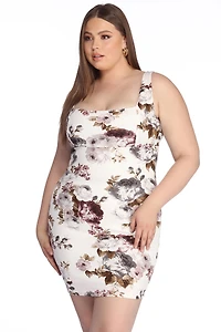 Plus The Floral Treatment Dress