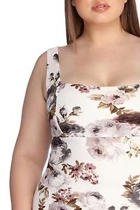 Plus The Floral Treatment Dress