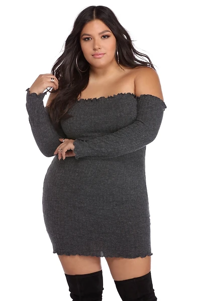 Plus Knitty Gritty Dress