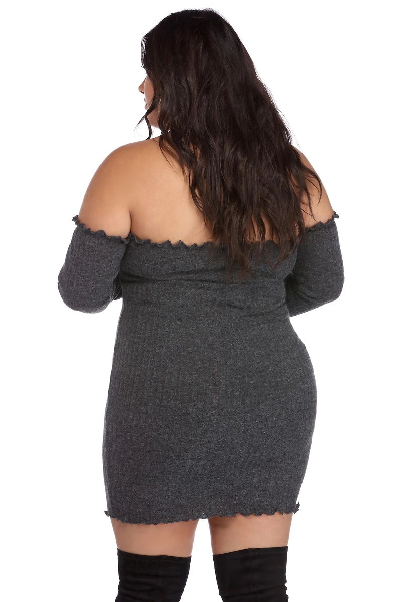 Plus Knitty Gritty Dress