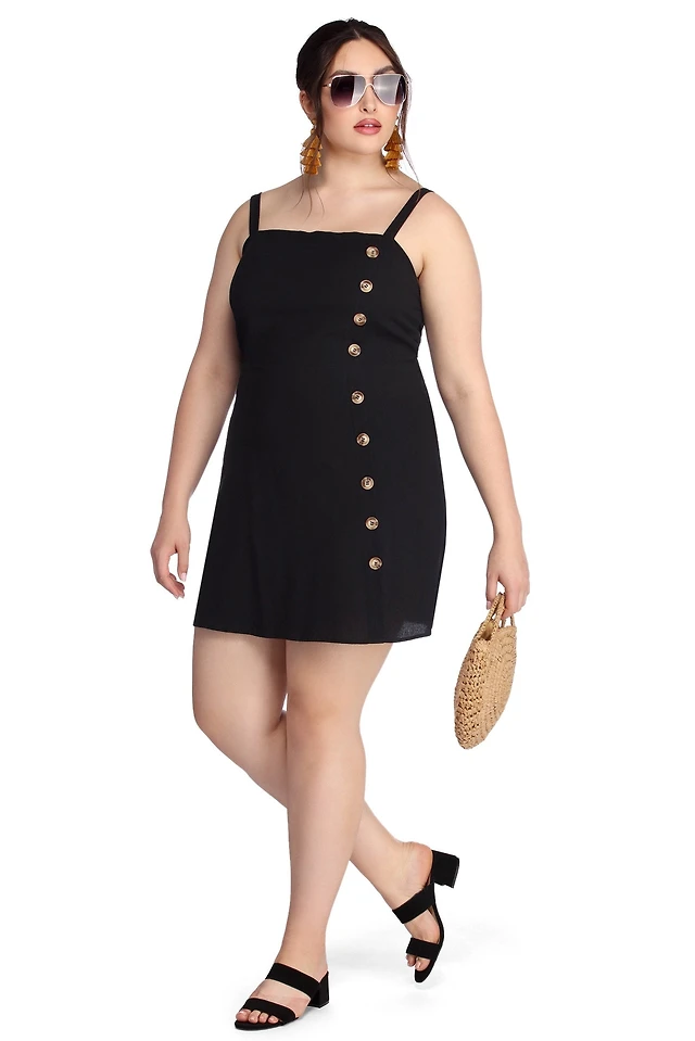 Altar'd State Layla Linen Mini Dress at Hamilton Place in Chattanooga, TN