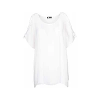 Women's Woven Short Sleeve Top | M Made Italy