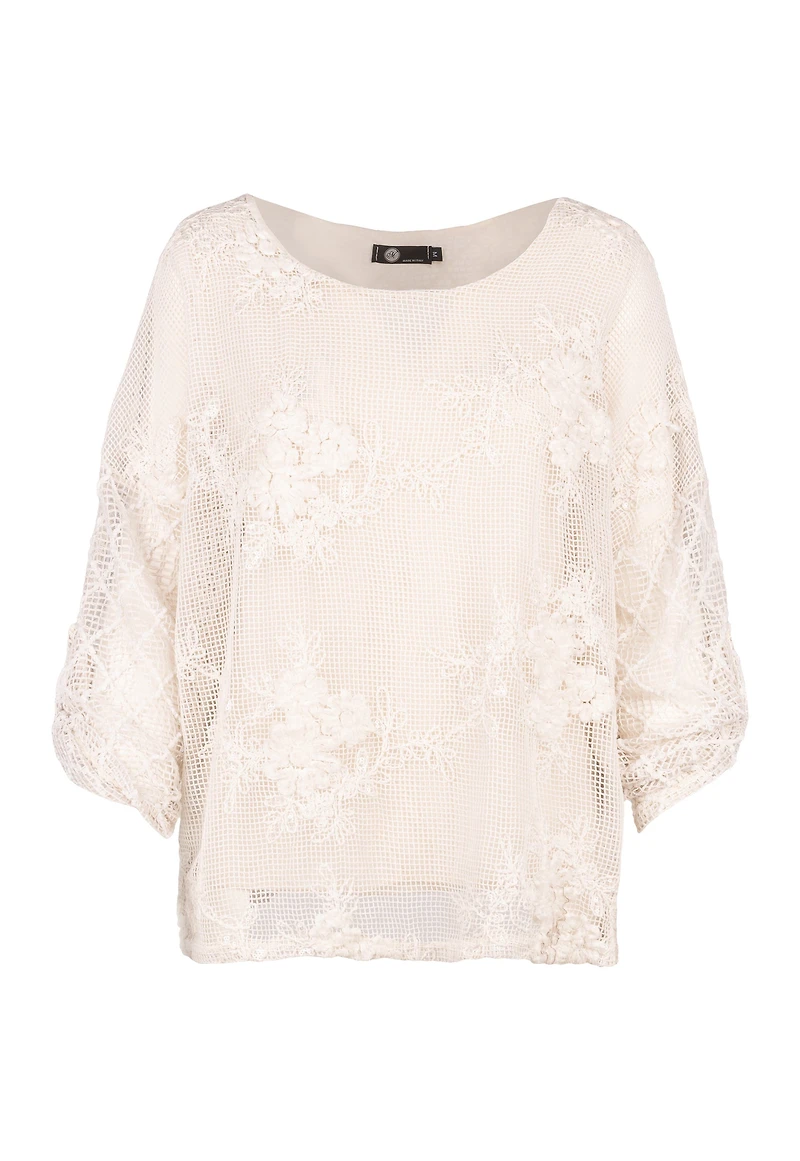 Women’s Woven 3/4 Sleeve Top | M