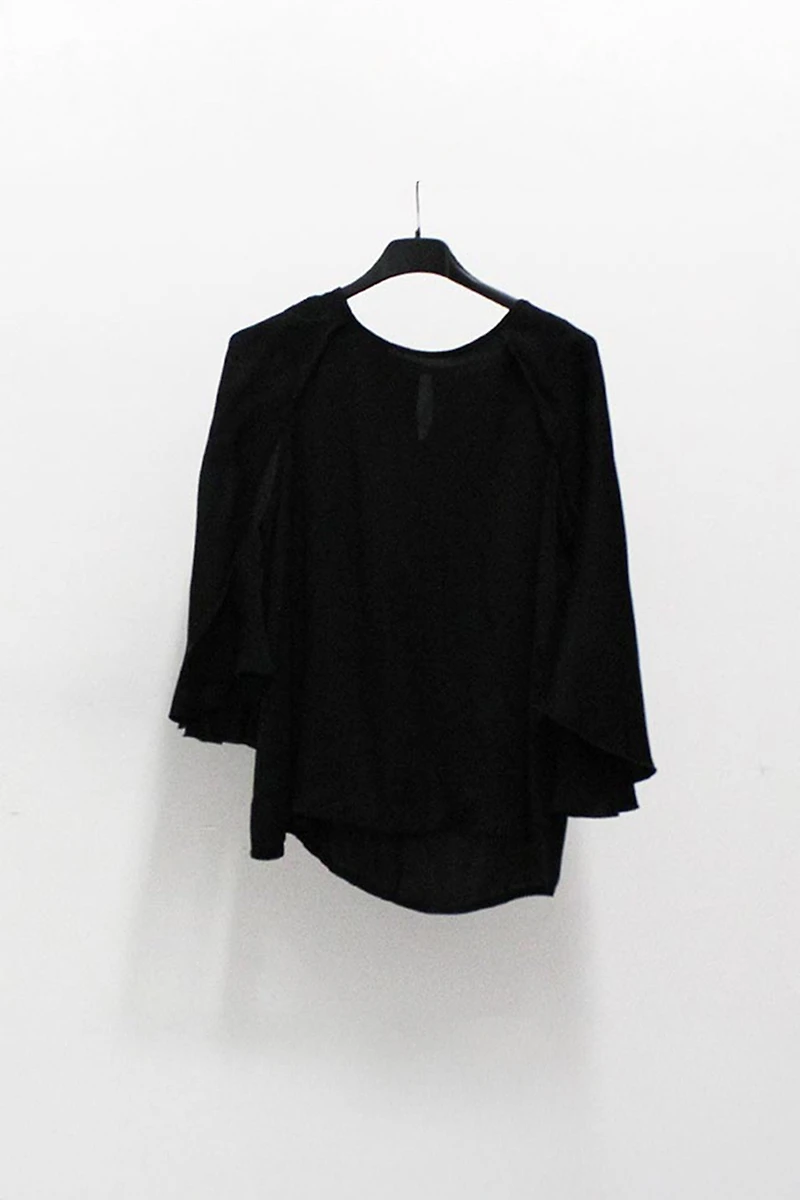 Stunning Satin Cape Top | Astrid