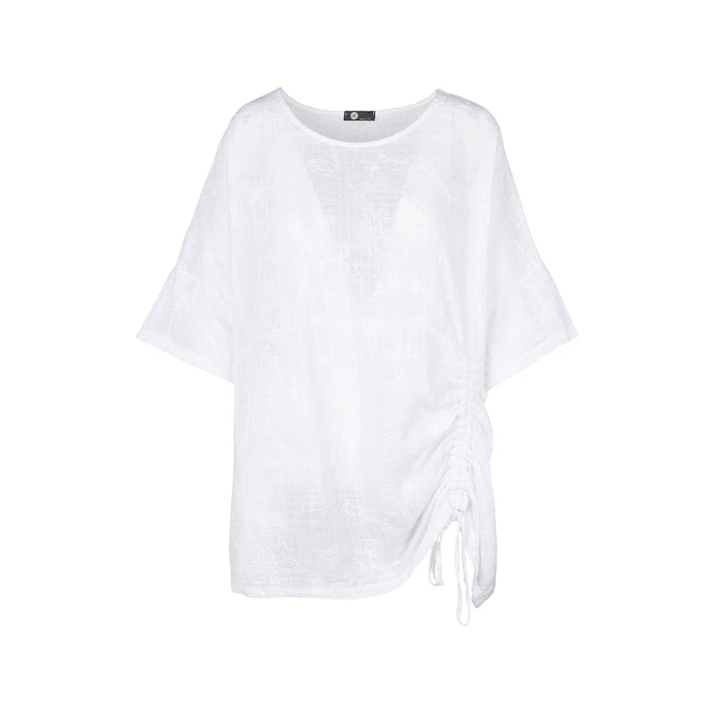 M Made Italy — Women's Woven Half Sleeve Top