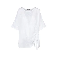 M Made Italy — Women's Woven Half Sleeve Top