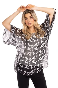 Women’s Woven 3/4 Sleeve Top | M