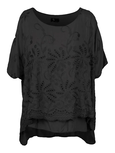 M Made Italy – Ladies Woven Top