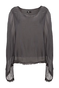 Women’s Woven 3/4 Sleeve Top | M