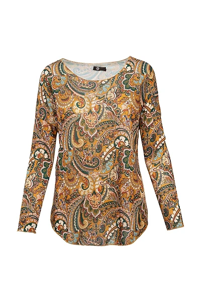 Women’s Knit Long Sleeve Top Round Neck | M
