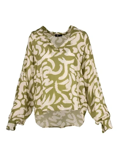 M Made Italy – Haut tissé pour femme Combo vert