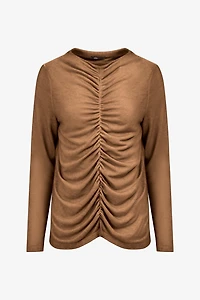 Women's Knit Long Sleeve Mock-Neck Top | M