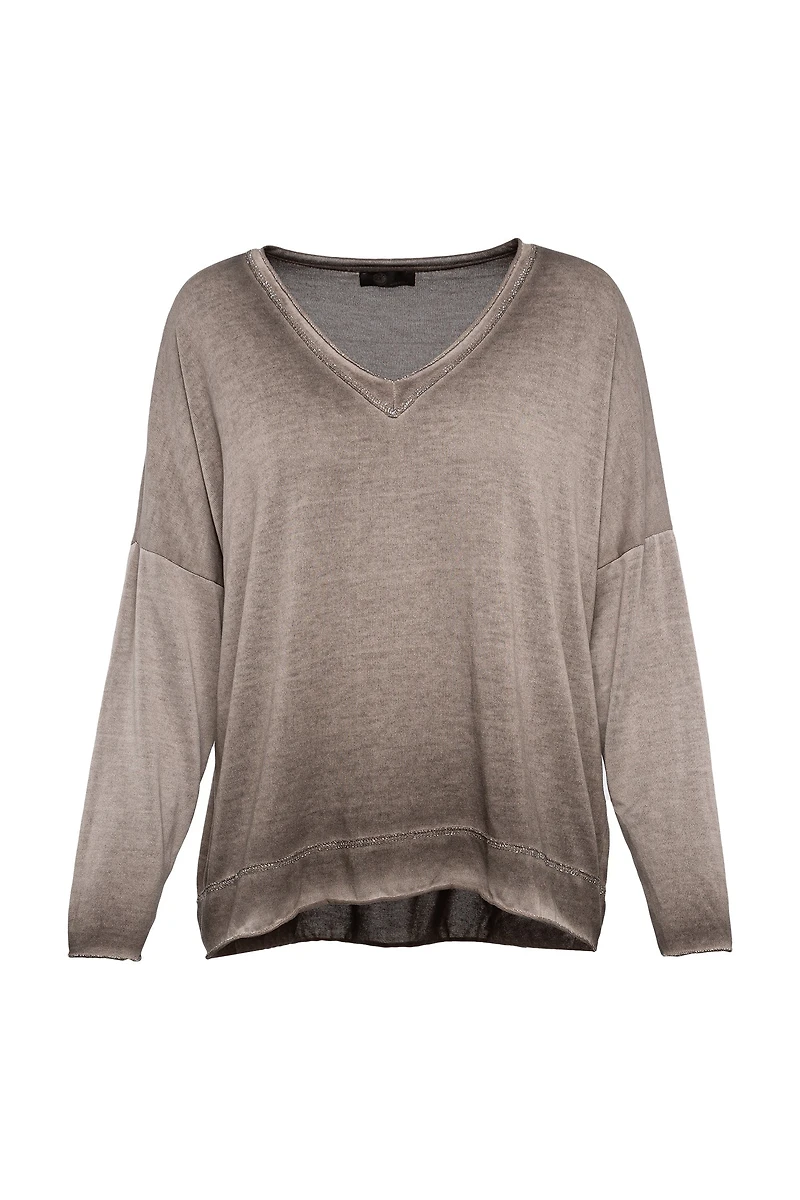 Women’s Knit Long Sleeve Ombre Top | M