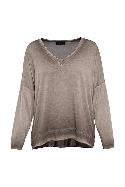 Women’s Knit Long Sleeve Ombre Top | M