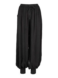 M Made Italy – Pantalon tissé pour femme Noir