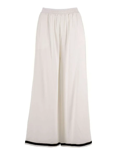 M Made Italy – Ladies Woven Pants White