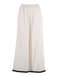 M Made Italy – Ladies Woven Pants White