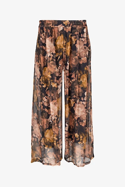 Women's Woven Wide Leg Pull-On Pants | M