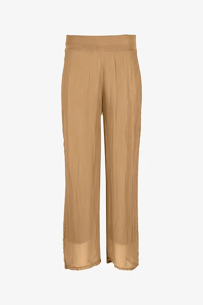 Women's Woven Pull-On Straight Leg Pants | M