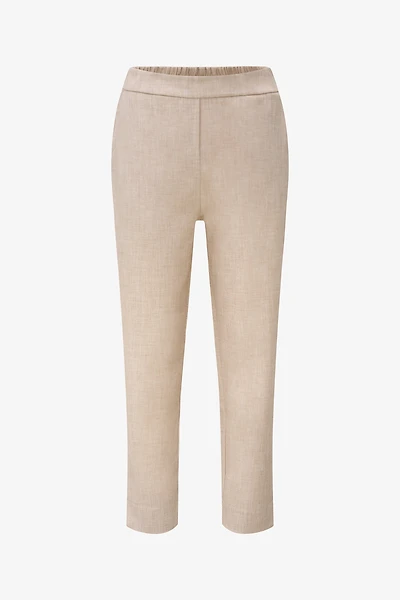 Women's Woven Zip-Up Tapered Pants | M