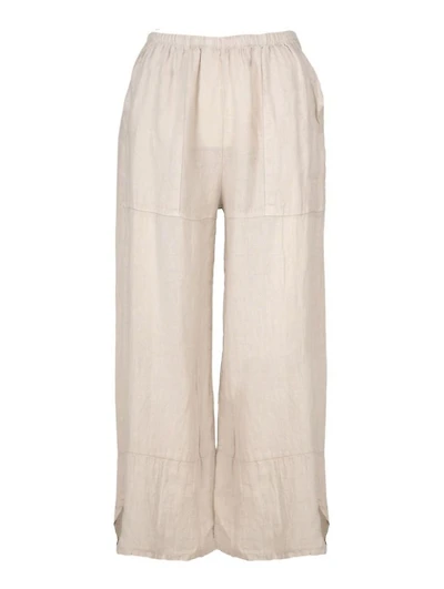 M Made Italy – Pantalon court tissé pour femme