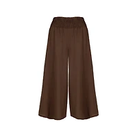 M Made Italy — Pantalon court tissé pour femme