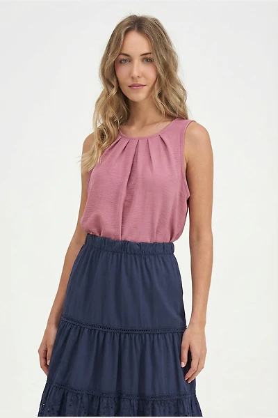 Women's Woven Sleeveless Top | M