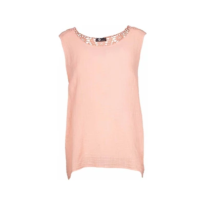 Women's Woven Sleeveless Top | M Made Italy