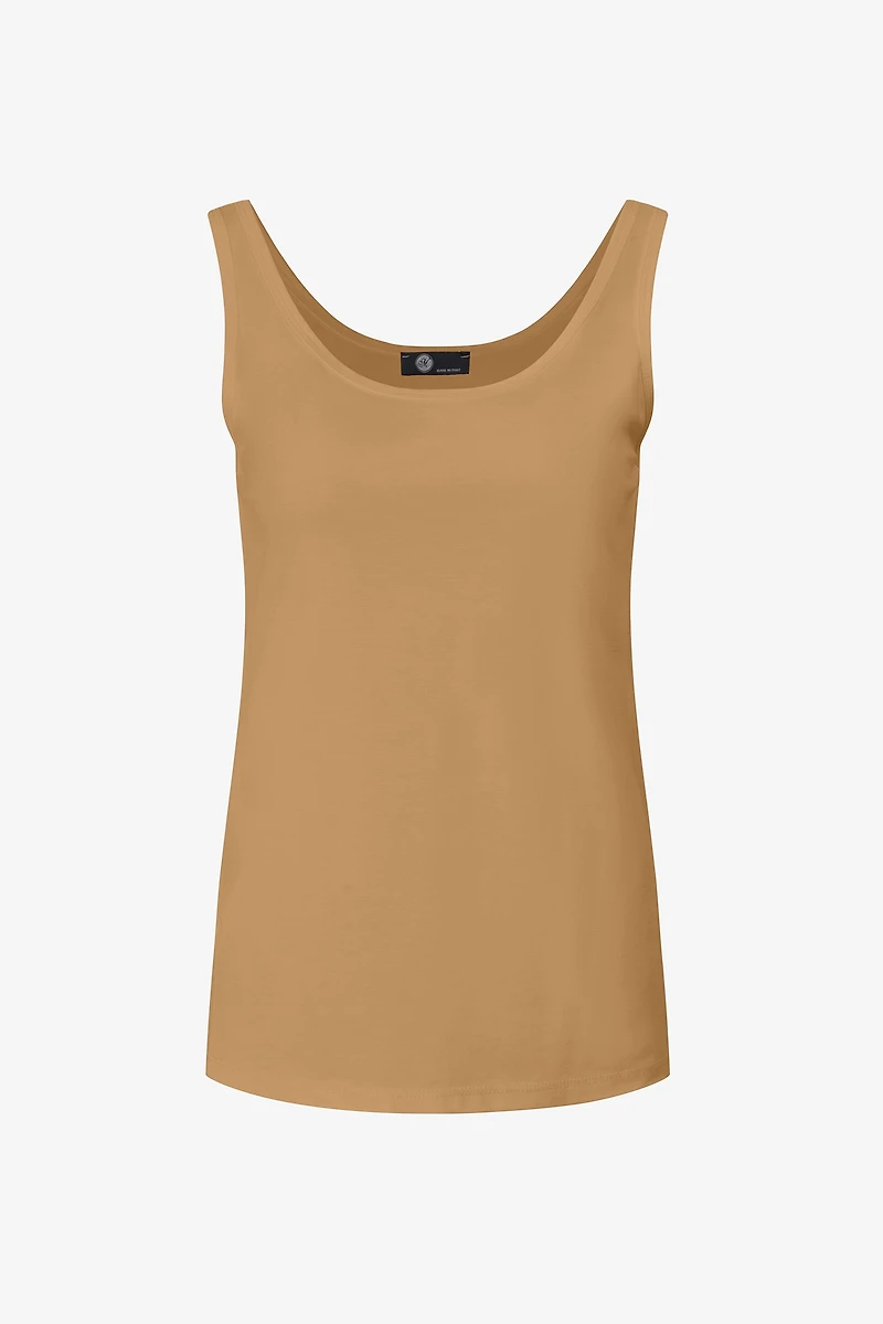 Women's Knit Classic Sleveless Top | M