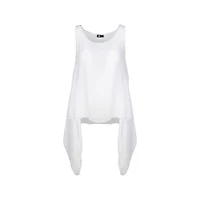 M Made Italy — Women's Woven and Knitted Sleeveless Top