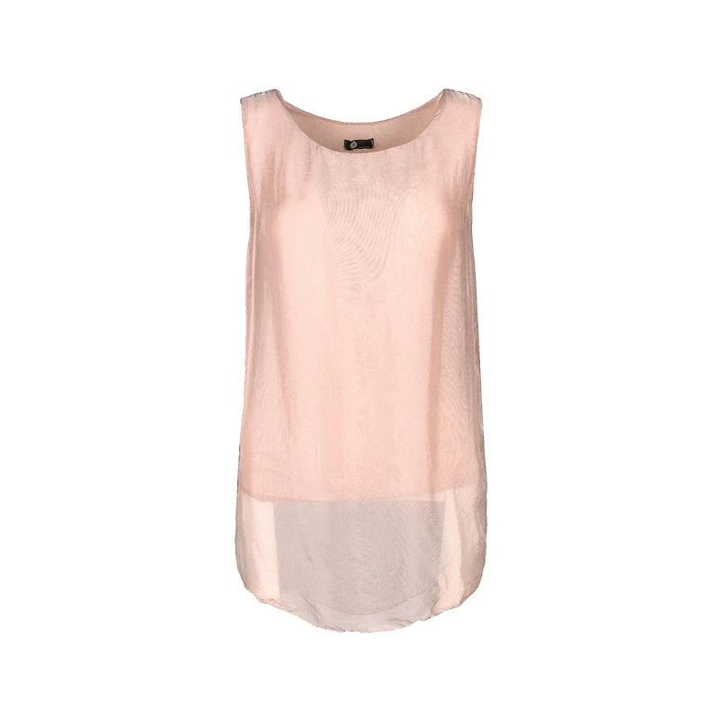 M Made Italy — Women's Woven and Knitted Sleeveless Top