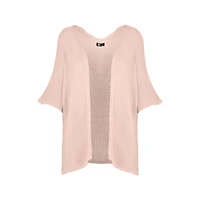 M Made Italy — Women's Knitted Three-Quarter Sleeve Cardigan