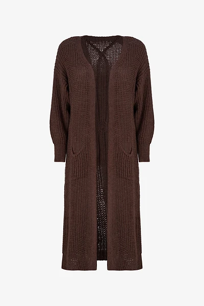 Women's Knit Open Cardigan | M