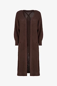 Women's Knit Open Cardigan | M