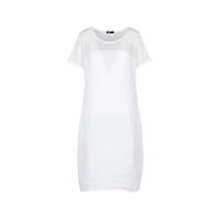 M Made Italy — Women's Woven and Knitted Short Sleeve Dress