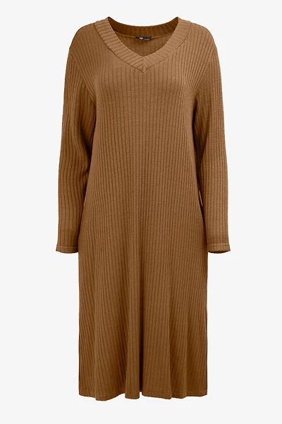 Women's Knit Long Sleeve Dress | M